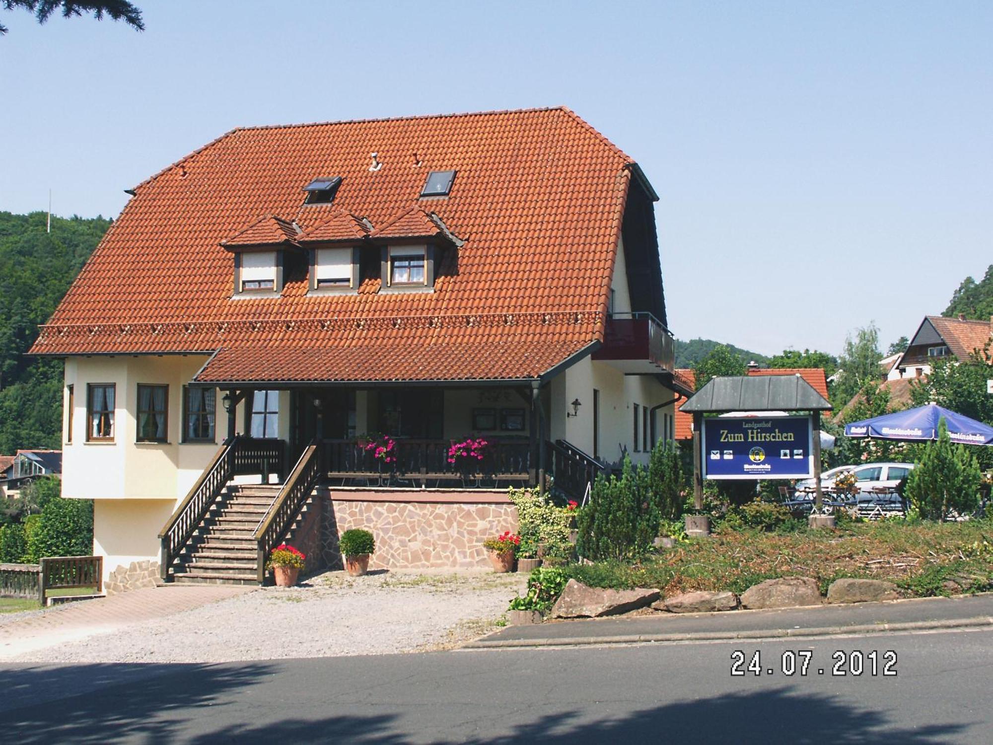 Landgasthof Zum Hirschen Hafenlohr Extérieur photo
